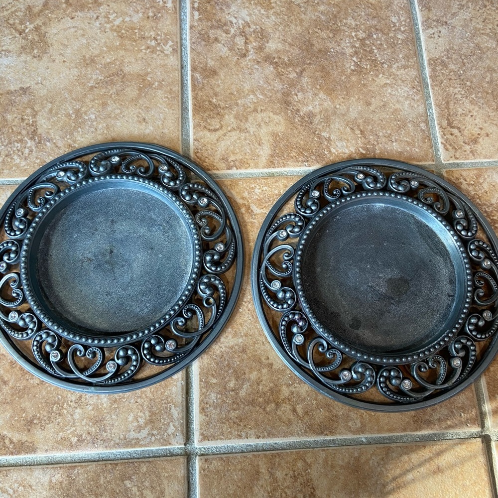 Sold Sold Sold 2 Candle Plates